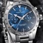 White_Wide arrow Moon es Retro Luxury Quartz  For Men Sport speed Chronograph VK64 AR Sapphire glass