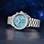 White Blue_2022 Men's es Luxury Quartz Wrist Sport Chronograph Automatic Date 100M Waterproof for