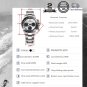 White_2022 Men's es Luxury Quartz Wrist for men Retro sports Chronograph Japan VK63 Sapphire glass