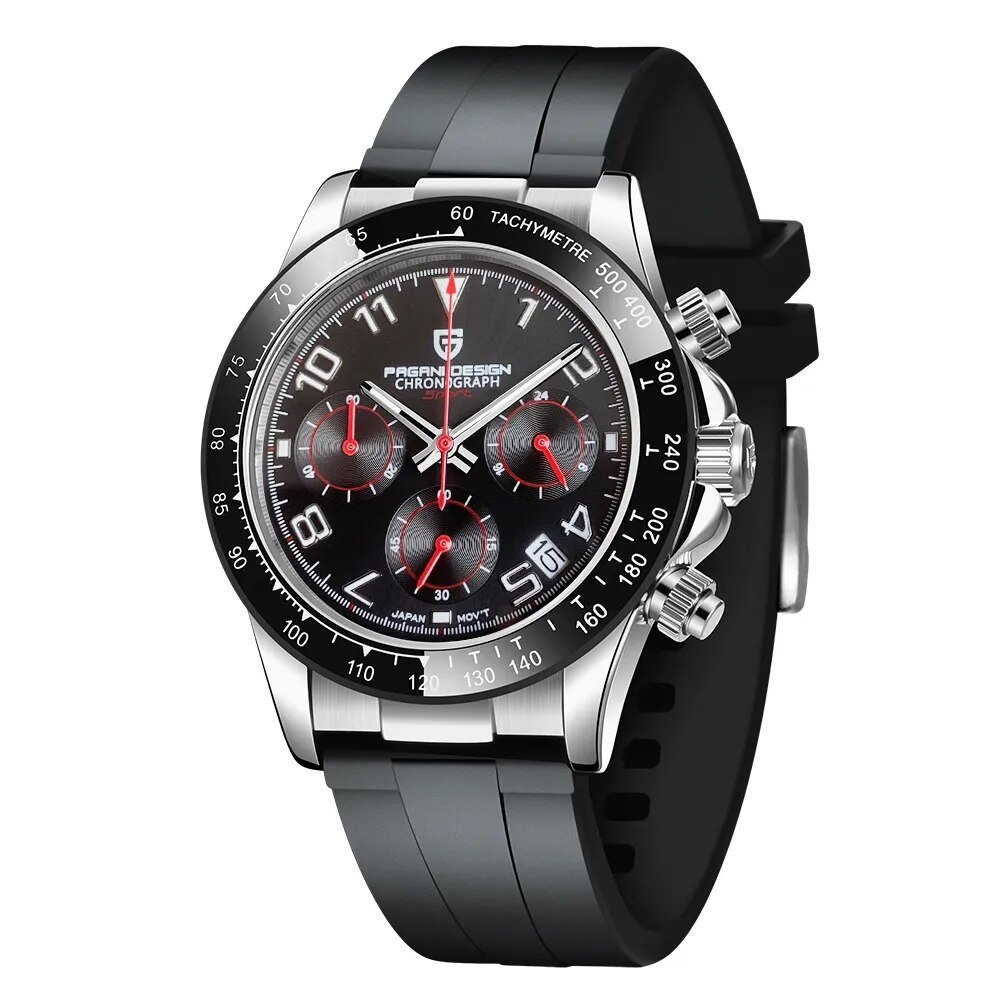 Black_2022  Men's Quartz wrist es  luxury  for men automatic date  men Chronograph clock man