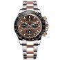 Chocolate_Chocolate Sports chronograph Wrist Luxury Quartz  for men 100M Waterproof VK63 Automatic d