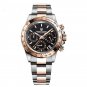 Gold Black_Chocolate Sports chronograph Wrist Luxury Quartz  for men 100M Waterproof VK63 Automatic 