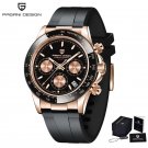 Gold Black_2020   Men's es  Luxury Quartz  For Men Sport Waterproof Chronograph Japan VK63