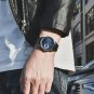 Gold Black_2020   Men's es  Luxury Quartz  Men Leather 100M Waterproof Military  Men es