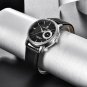 Black_2023 men's es luxury quartz men wrist mens Black business waterproof clock man es