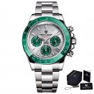 blue_2022   Mens es Quartz  for men Sport Chronograph  Luxury wrist  mens genuine