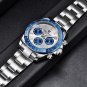 blue_2022 Mens es Quartz for men Sport Chronograph Luxury wrist mens genuine