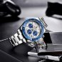White_Genuine brand luxury quartz es for men waterproof Chronograph Japan NH35A Men Wrist 2020