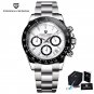 White_Men's es  Luxury Quartz  Men Sport Chronograph automatic Date  Men   2021