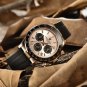 All Gold_2020 Rose Gold Men's es quartz es luxury automatic date wrist men Silica gel waterproof Ch