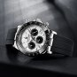 Black_2021   Sport Chronograph Meteorite texture Mens Wrist es  Luxury Quartz  for men