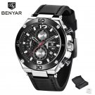 Black_Mens es  luxury quartz wrist  men military waterproof Chronograph  men clock