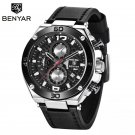 Black no box_Mens es  luxury quartz wrist  men military waterproof Chronograph  men clock