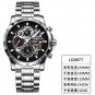 Silver red S_2023  Mens Watches Top Brand Stainless Steel Hollow Sports Waterproof Quartz Watch Men 