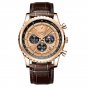 Rose gold  L_2023  Top Brand Luxury  Men Watch Quartz Man Watches Waterproof Luminous Watch for Men 