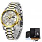 Gold white S_2023  Fashion Watch Women Watches Ladies Creative Steel Women Bracelet Watches Female W