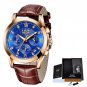 Rose gold blue L_2023  Fashion Watch Women Watches Ladies Creative Steel Women Bracelet Watches Fema