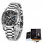Silver black S_2023  Fashion Watch Women Watches Ladies Creative Steel Women Bracelet Watches Female