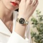 Gold yellow_2021 Brand SUNKTA Women Watches Fashion Square Ladies Quartz Watch Bracelet Set Dial Si