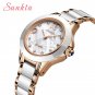 Rose gold white_SUNKTA 2020 Listing Rose Gold Women Watch Quartz Watch Ladies Top Brand Luxury Fema