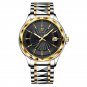 Gold black_2023   Sword-Shaped Pointer Automatic Mechanical Watch Luxury Tungsten Steel 50m Waterpro