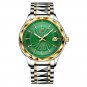 Gold green_2023   Sword-Shaped Pointer Automatic Mechanical Watch Luxury Tungsten Steel 50m Waterpro