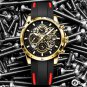 Black green_Mens Watches Brand Luxury Silicone Strap Waterproof Sport Quartz Chronograph Military Wa