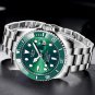 Rose gold blue_Top Brand Luxury Fashion Diver Watch Men 30ATM Waterproof Date Clock Sport Watches Me