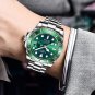 Rose gold blue_Top Brand Luxury Fashion Diver Watch Men 30ATM Waterproof Date Clock Sport Watches Me