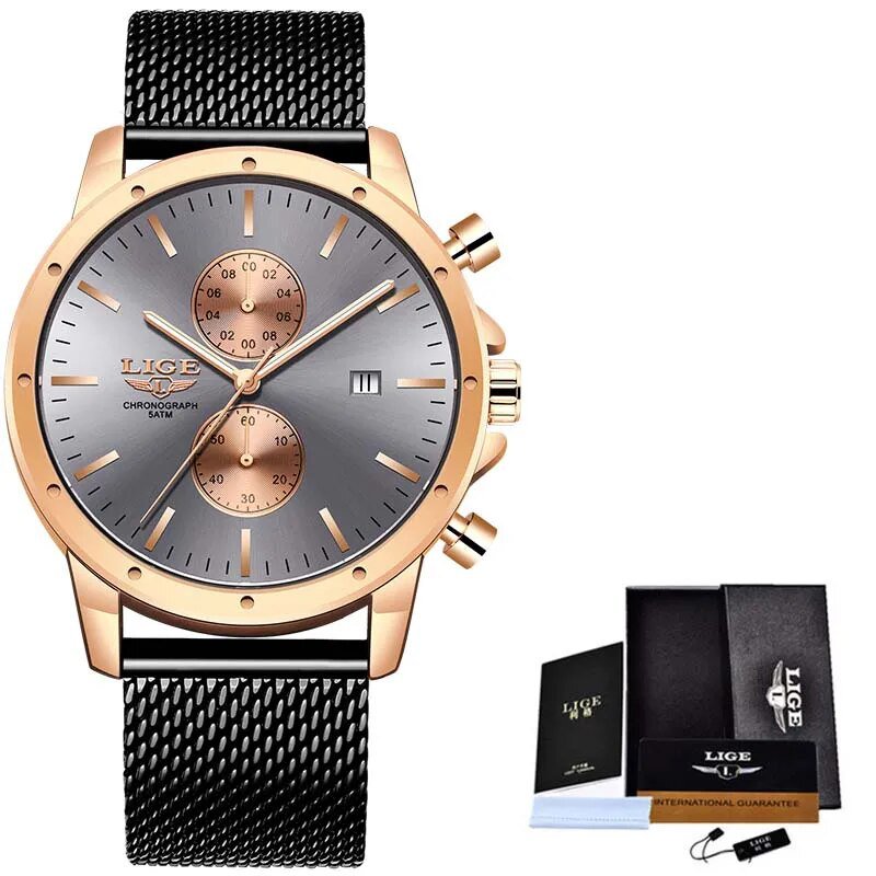 Black rose M_2021  Men Watch Clock Luxury Top Brand Military Black Quartz Watches Mens Waterproof Ch