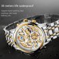 gold black_Men Watch Top Brand Original Sports Quartz Mens Watches Full Steel Waterproof Chronograph