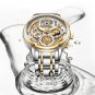 silver white_Men Watch Top Brand Original Sports Quartz Mens Watches Full Steel Waterproof Chronogra