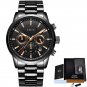All black S_Mens Watches Top Luxury Brand Business Quartz Watch Men Military Sports Waterproof Dress