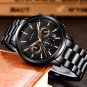 All black S_Mens Watches Top Luxury Brand Business Quartz Watch Men Military Sports Waterproof Dress