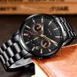 Silver white S_Mens Watches Top Luxury Brand Business Quartz Watch Men Military Sports Waterproof Dr