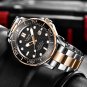 Rose gold black_2023 Sport Wristwatch For Man Top Brand Stainless Steel Waterproof Clocks Men Watch