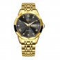 Gold black_2023   Top Brand Luxury Man Wristwatch Waterproof Luminous Date Week Men Watches Stainles