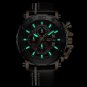 Rose gold blue_2022 Business Learther Mens Watches Top Brand Luxury Quartz Watch For Men Waterproof
