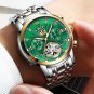 Rose gold green S_Business Watch Men Automatic Mechanical Tourbillon Watch Luxury Fashion Stainless 