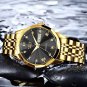 Gold black_2023   Top Brand Luxury Man Wristwatch Waterproof Luminous Date Week Men Watches Stainles