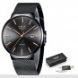 All black_2022  Mens Watches Top Luxury Brand Man Fashion Blue Quartz Wrist Watch Sport Waterproof W