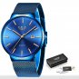 All blue_2022  Mens Watches Top Luxury Brand Man Fashion Blue Quartz Wrist Watch Sport Waterproof Wa