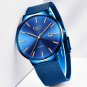 Black blue_2022 Mens Watches Top Luxury Brand Man Fashion Blue Quartz Wrist Watch Sport Waterproof