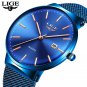 Silver blue_2022 Mens Watches Top Luxury Brand Man Fashion Blue Quartz Wrist Watch Sport Waterproof