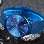 Silver blue_2022 Mens Watches Top Luxury Brand Man Fashion Blue Quartz Wrist Watch Sport Waterproof