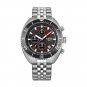Ivory_Fashion Mens Watch Stainless Steel Top Brand Luxury Sport Chronograph Quartz Watches For Men W