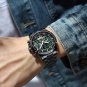 Black blue S_Automatic Tourbillon Watch for Men Mechanical Skeleton Tourbillon Mens Watches Waterpro
