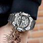 All black_Digital Men Military Watch 50m Waterproof Wristwatch LED Quartz Clock Sport Watch Male Big