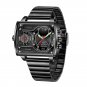 Black S_Watches For Men FOX Luxury Brand Sport Wristwatch Waterproof Military Quartz Digital Clock M