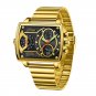 Gold black S_Watches For Men FOX Luxury Brand Sport Wristwatch Waterproof Military Quartz Digital Cl
